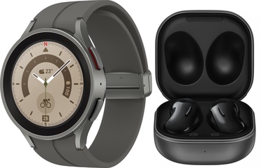 Nutikell Samsung Galaxy Watch 5 Pro 45mm LTE, hall + Samsung Galaxy Buds Live