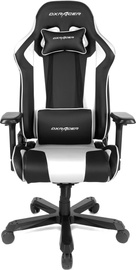 Игровое кресло DXRacer King OH/KA99, 48 x 42 x 135 - 142 см, белый/черный