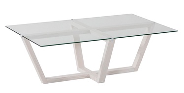 Журнальный столик Kalune Design Amalfi, белый, 105 см x 65 см x 35 см
