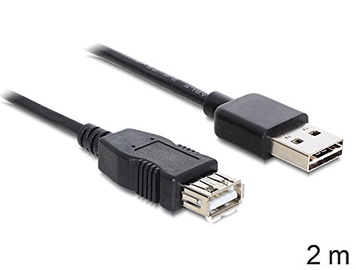 Кабель Delock Easy 83371 USB 2.0, 2 м, черный