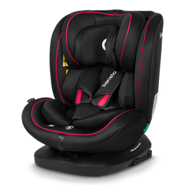Bērnu autokrēsls Lionelo Bastiaan I-Size, melna/sarkana, 0 - 36 kg