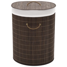 Veļas kaste VLX Bamboo Laundry Bin, 50 l