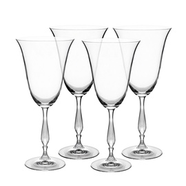 Vīna glāžu komplekts Homla Cristal, stikls, 0.35 l, 4 gab.