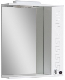 Шкаф для ванной Vento Gracia 65 with mirror, белый, 16.5 x 65 см x 70 см