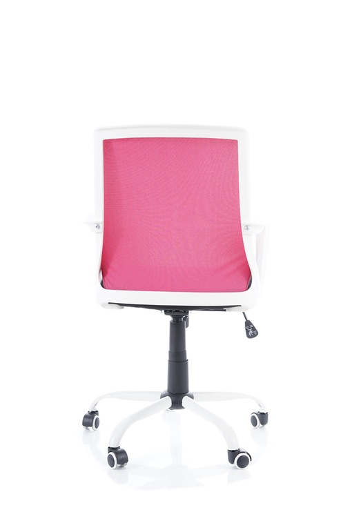 Офисный стул Q-248, черный/розовый