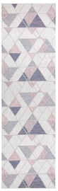 Ковровая дорожка Hakano Vinea Geometric 2, кремовый/серый/розовый, 300 см x 60 см