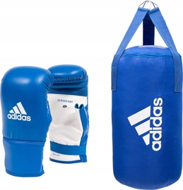 Боксерский мешок Adidas Boxing Set, синий/белый