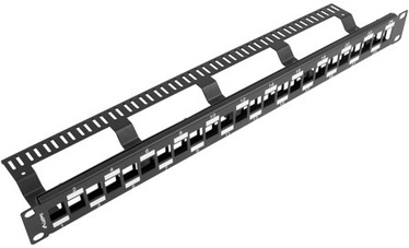 Панель Lanberg Keystone Patch Panel PPKS-1224-B, 10 см