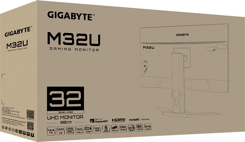 Monitors Gigabyte, 32", 1 ms
