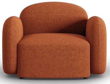Fotelis Micadoni Home Blair Chenille, oranžinis, 119 cm x 87 cm x 80 cm