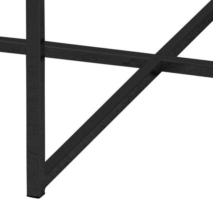 Журнальный столик Alisma, черный, 80 см x 80 см x 45 см