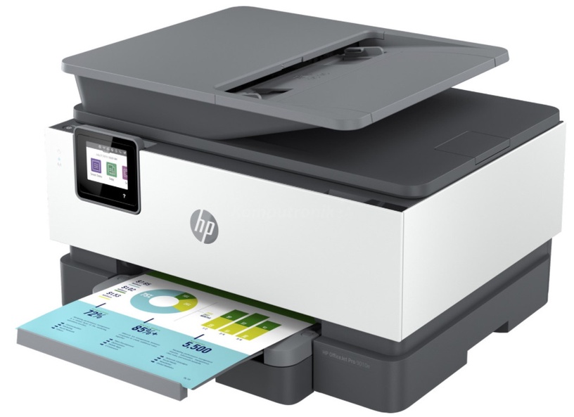 Daudzfunkciju printeris HP OfficeJet Pro 9010e, tintes, krāsains