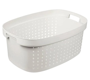 Korv Plast Team, valge, 59 x 39 x 25.5 cm