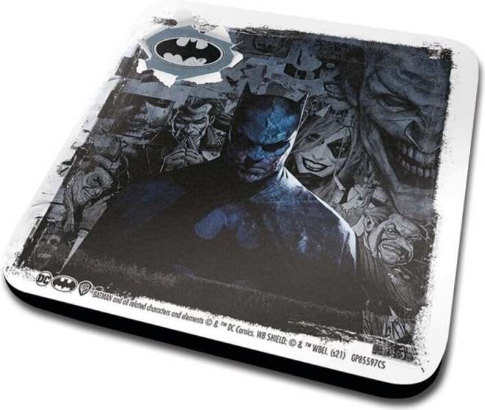 Комплект Batman (Graffiti Hero) Mug, Coaster And Key Chain Gift Set, белый/черный