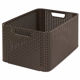 Uzglabāšanas kaste Curver 205850, 30 l, brūna, 43.6 x 32.6 x 23 cm