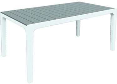 Садовый стол Keter Harmony, белый/серый, 160 см x 90 см x 74 см