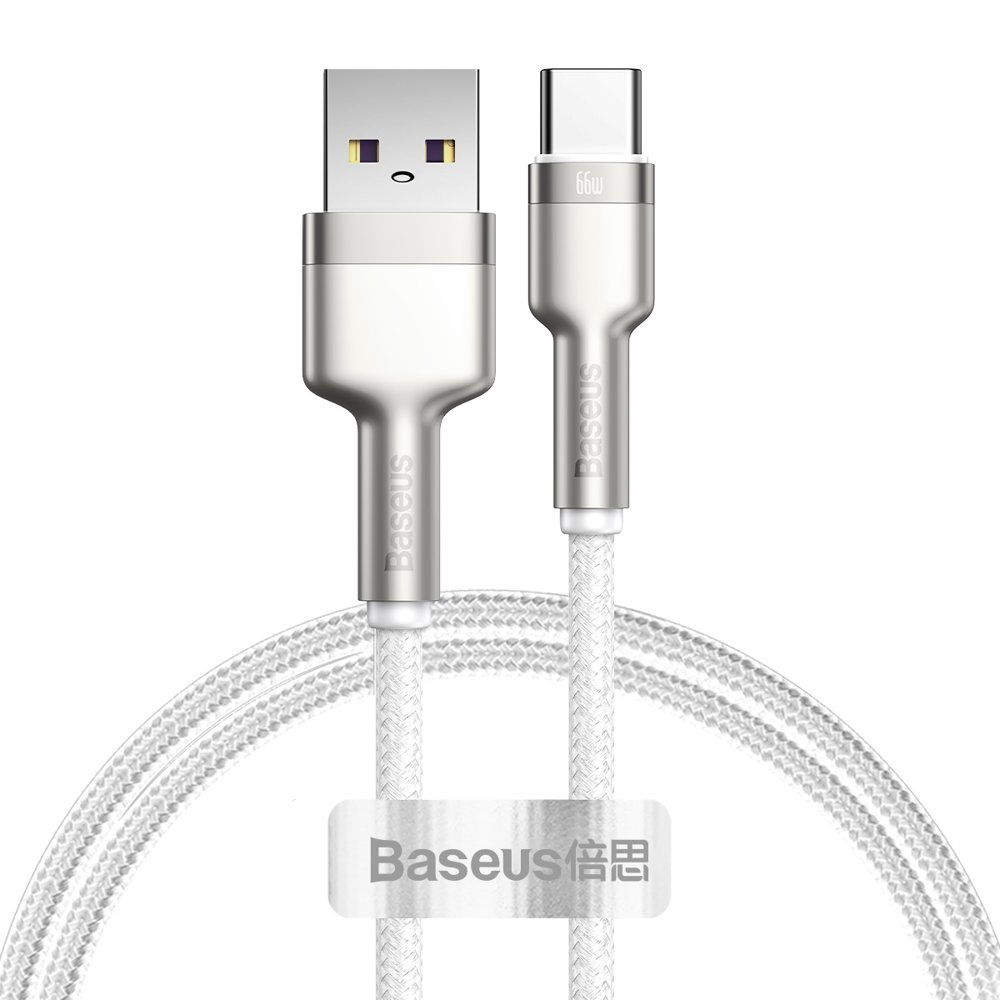 КабельBaseusUSB-USB-CUSB,USB-C,1м,белый