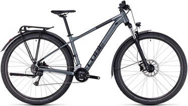 Velosipēds kalnu Cube Aim Race Allroad 29, 29 ", XL rāmis, melna/pelēka