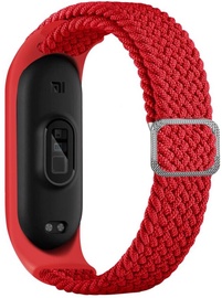 Ремешок iLike Braided Fabric Strap Xiaomi Mi Band 3/4/5/6, красный
