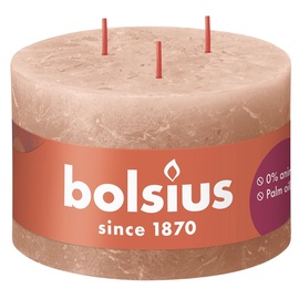 Свеча, формовая Bolsius Rustic Shine Creamy caramel, 57 час, 90 мм