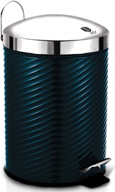 Atkritumu tvertne Berlinger Haus Aquamarine Collection BH/6436, zila/melna, 12 l