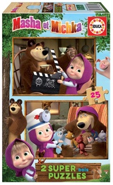 Деревянный пазл Educa Masha And The Bear 18600, 50 шт.