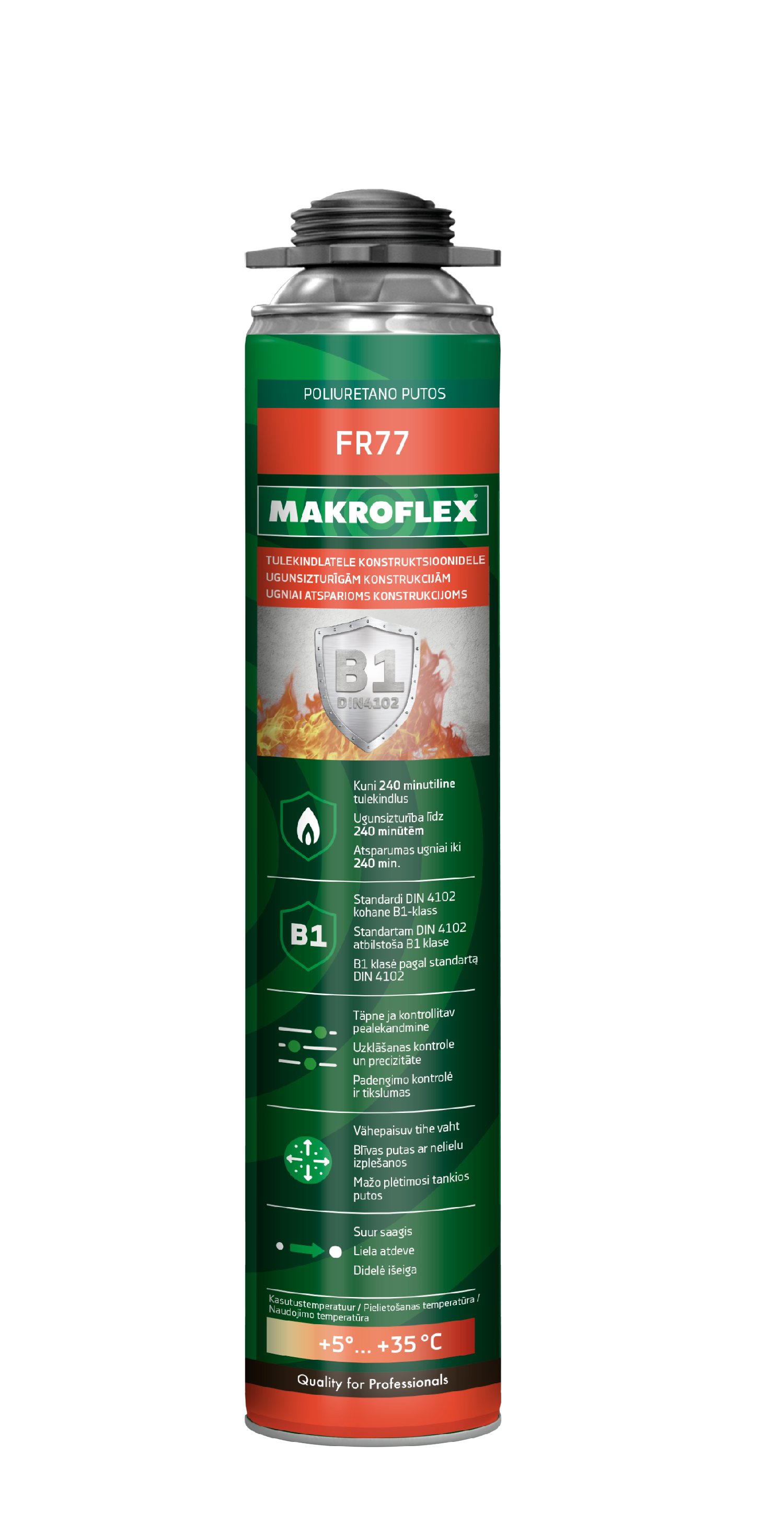 Putos Makroflex Premium Mega 70 Pro, 870 ml - Senukai.lt