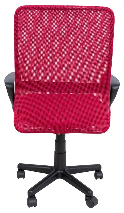 Офисный стул Home4you Belinda, 59 x 56 x 86.5 - 98.5 см, черный/красный
