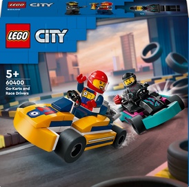 Konstruktors LEGO® City Gokarti un sacīkšu braucēji 60400