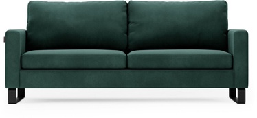 Dīvāns Homede Corni, tumši zaļa, 210 x 98 cm x 86 cm