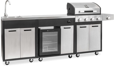 Gaasigrill Mirpol Brenner KL4 PLUS, 229 cm x 49 cm