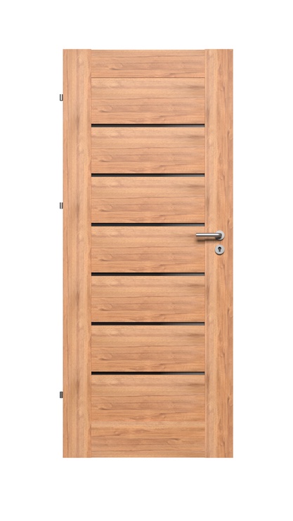 Полотно межкомнатной двери Domoletti Sonata, левосторонняя, бельгийский дуб, 203.5 x 74.4 x 4 см