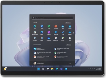 Nešiojamas kompiuteris Microsoft Surface Pro 9, Intel® Core™ i5-1245U, 8 GB, 512 GB, 13 ", Intel Iris Xe Graphics, platinos