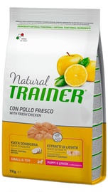 Sausā suņu barība Natural Trainer Puppy & Junior Mini Fresh Chicken, vistas gaļa, 7 kg