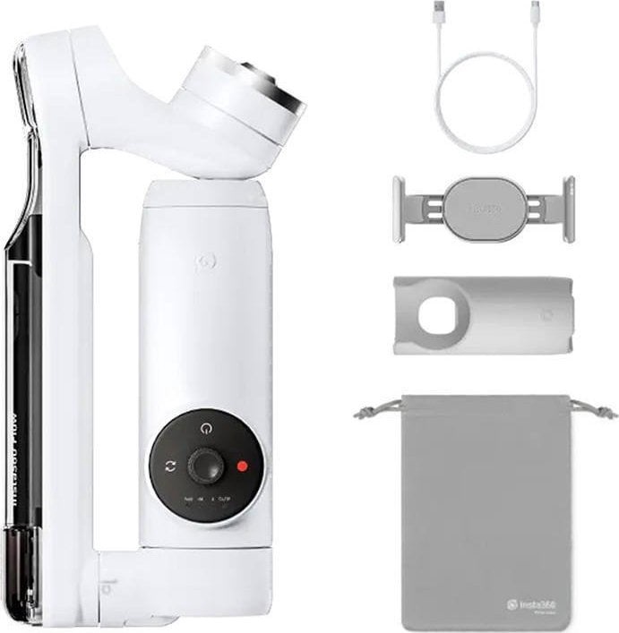 Stabilisaatoriga statiivialus Insta360 Flow, valge