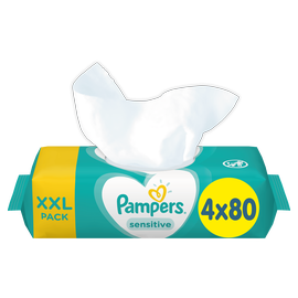 Mitrās salvetes Pampers Sensitive, 320 gab.
