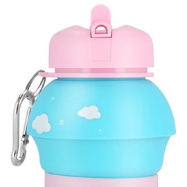 Ūdens pudele Spokey Cort, zila/rozā, 0.520 l