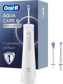 Оральные ирригатор Braun Oral-B AquaCare 6 Pro-Expert, белый