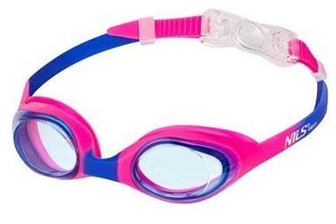 Очки для плавания Nils Aqua Kids NQG170AF, синий/розовый