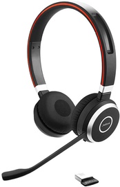 Беспроводные наушники Jabra Evolve 65 SE Link 380a MS, черный