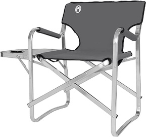 Saliekams krēsls Coleman Deck Chair With Table, sudraba/pelēka
