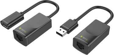 Pikendusjuhe Techly USB1.1 Extension Over RJ45 60m 103199, must