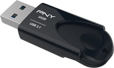 USB atmintinė PNY Attaché 4, juoda, 32 GB