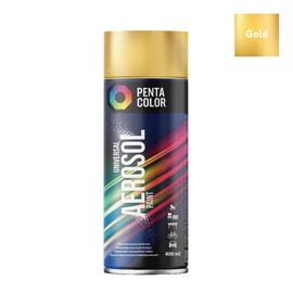 Krāsu aerosoli Pentacolor Universal, preču zīmes, zelts, 0.4 l
