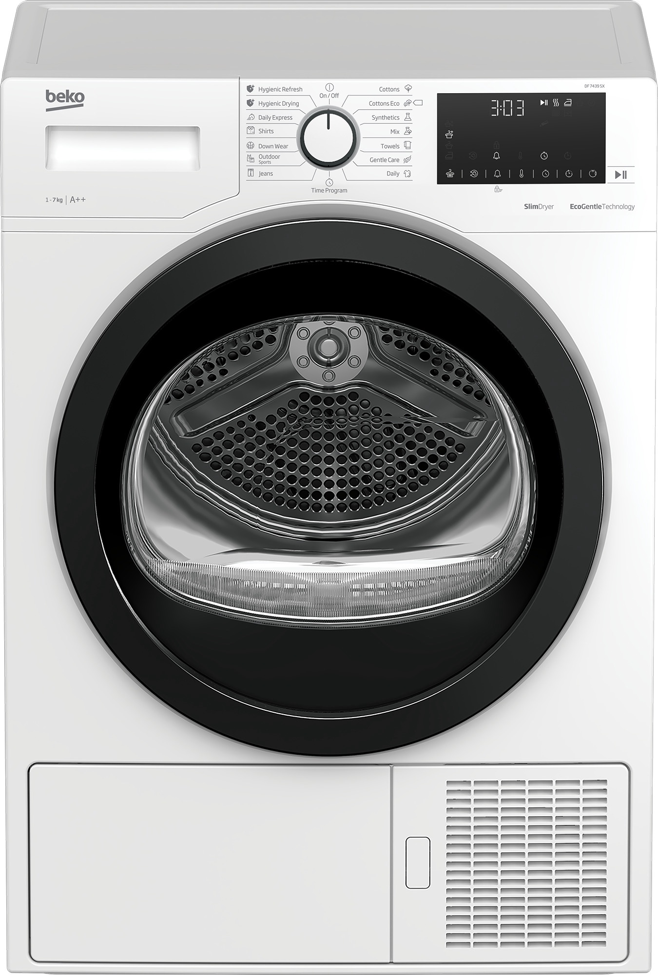 Сушильная машина Beko DF7439SX, 7 кг - K-rauta