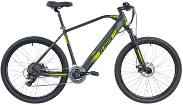 Elektriskais velosipēds Esperia Xenon, 18" (45 cm), 27.5", 250 W, 12.8 Ah, melna/dzeltena/pelēka