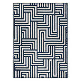 Ковер комнатные Hacano Wink Maze, темно-синий/кремовый, 170 см x 120 см