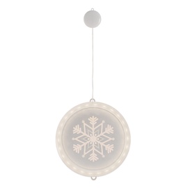 LED virtene - bumbas AmeliaHome Snowball Santa Claus, dzeltena