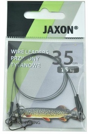 Makšķerēšanas pavadiņa Jaxon Wire Leaders 4120194, 35 cm, melna