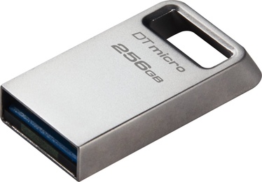 USB zibatmiņa Kingston DataTraveler Micro G2, sudraba, 256 GB